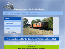 Tablet Screenshot of museumsbanen.dk
